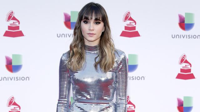 Aitana Ocaña en los Grammy Latino. (Foto: AFP)