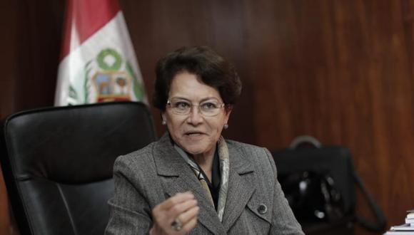 Gladys Echaíz señaló que las declaraciones sobre los fiscales Pablo Sánchez, José Domingo Pérez y Rafael Vela, han puesto a la propia institución en situación de desconfianza. (Foto: Agencias)