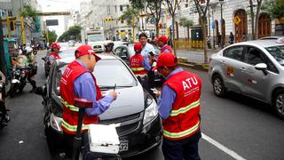 ATU envió al depósito a 362 vehículos durante operativos contra el transporte informal 