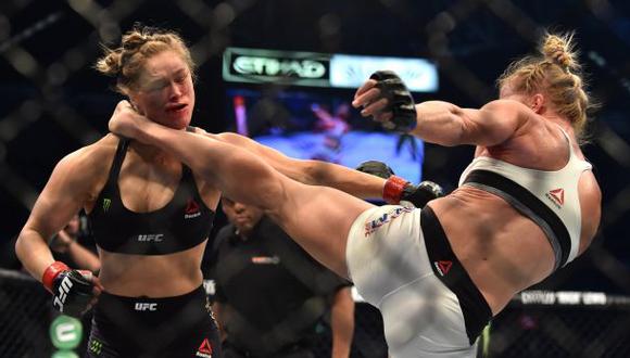 UFC: Ronda Rousey fue noqueada por Holly Holm y perdió título