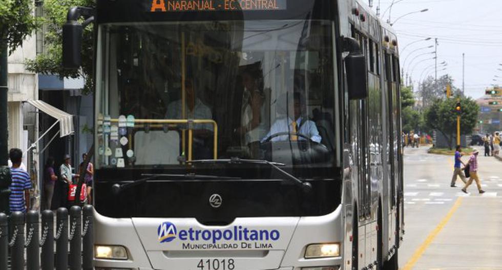 Se informó que las rutas alimentadoras del Metropolitano operarán desde las 05:00 hasta las 23:00 horas. (Foto: Andina)