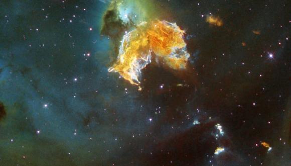 N 63A es un remanente de supernova cercano. (NASA / ESA / HEIC y The Hubble Heritage Team)