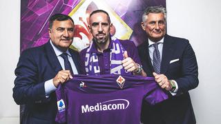 A los 36 años, Franck Ribéry se convirtió en nuevo jugador de Fiorentina de la Serie A