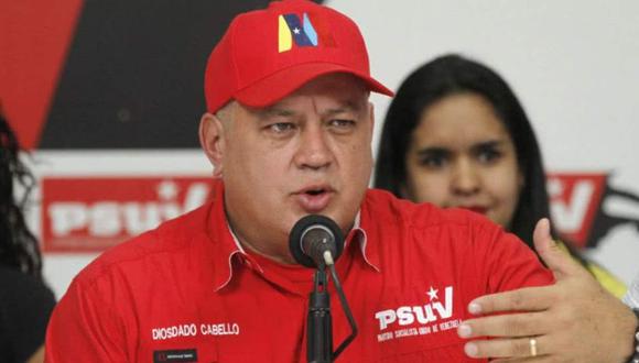 Diosdado Cabello estimó "absurdo" que líderes opositores descarten el suicidio porque Albán era católico. | Foto: EFE