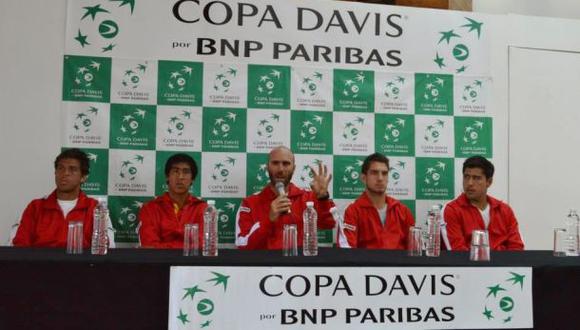 Copa Davis: Perú presentó el equipo para la serie ante México