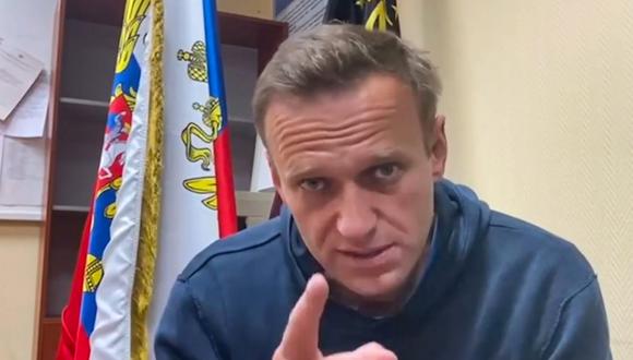 Alexéi Navalny grabó un mensaje en el que se dirigió a todos los rusos. EFE
