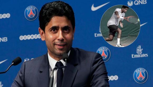 Nasser al Khelaïfi, el extenista que hizo el fichaje del siglo con Lionel Messi | Foto: Composición.