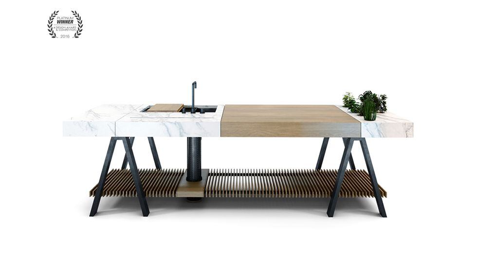 Ideas y Diseño: Este proyecto redefine a la clásica mesa de cocina
