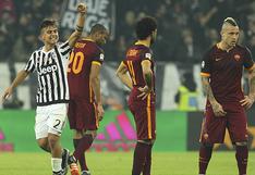 Juventus venció con lo justo a la Roma continúa soñando