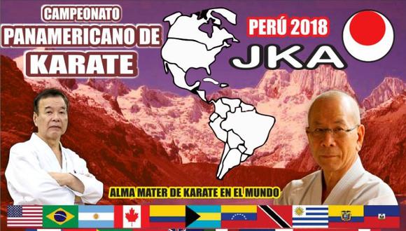 El Panamericano de Karate JKA comienza este sábado desde las 9:00 a.m. en el Coliseo Eduardo Dibós. (Foto: Facebook).