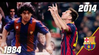 Messi y Maradona, una extraña coincidencia 30 años después