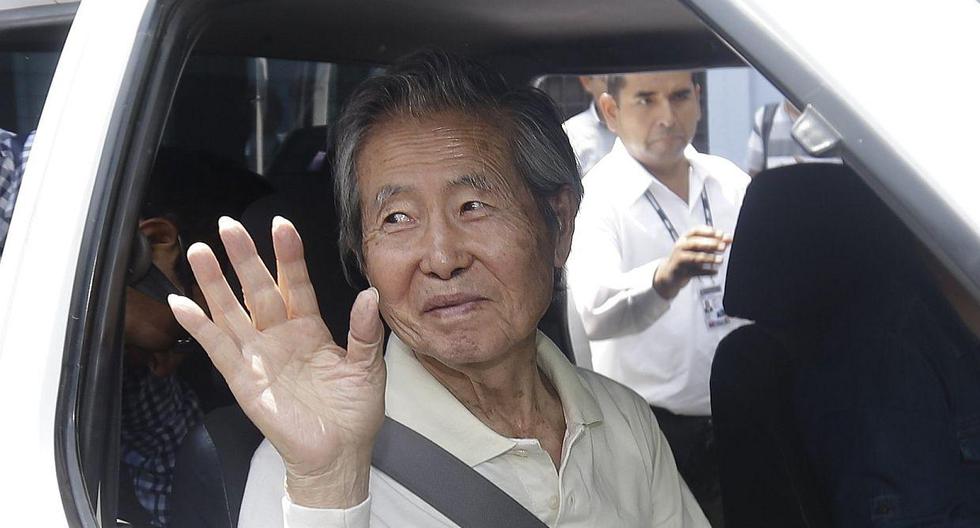 El ex presidente Alberto Fujimori declaró luego de acudir al Instituto de Enfermedades Neoplásicas. (Foto: USI)