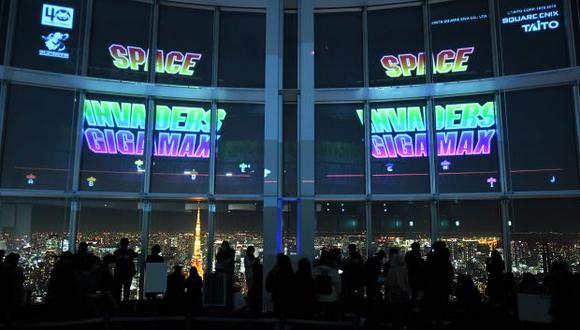 Para celebrar el aniversario 40 del debut del Space Invaders se están haciendo varias celebraciones en Tokio, (Foto: AFP)