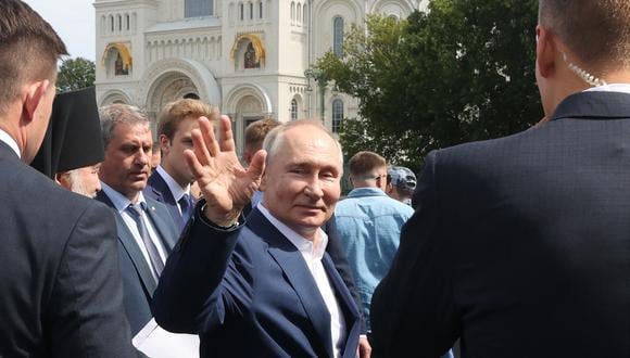 El presidente de Rusia, Vladimir Putin. (Foto de Alexandr Demyanchuk / SPUTNIK / AFP)