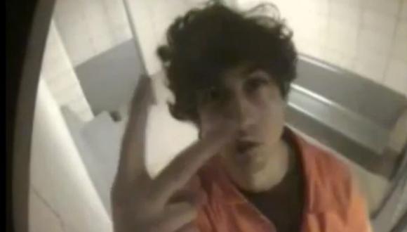 Tsarnaev: Así luce el asesino de Boston en su celda (VIDEO)