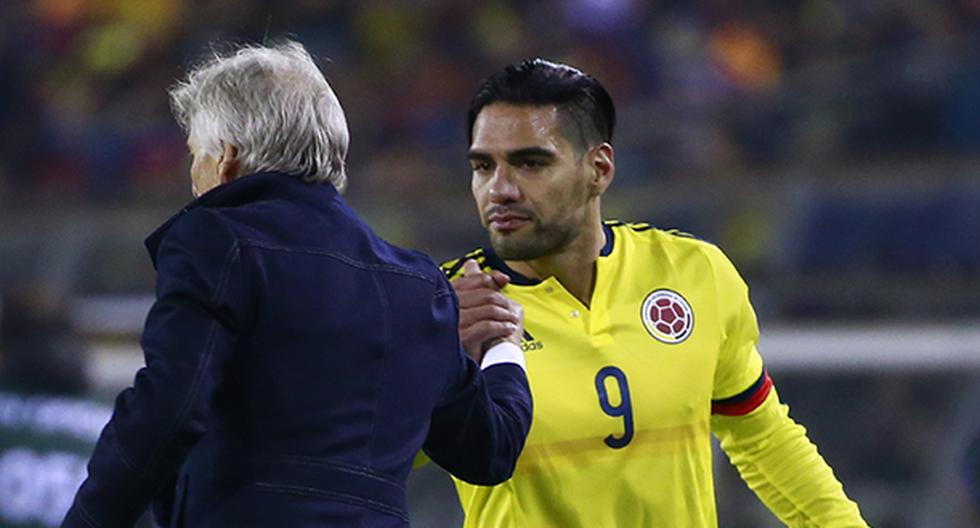 Radamel Falcao es la gran novedad en la convocatoria de la Selección Colombia para los partidos ante Chile y Argentina. Miguel Borja también fue convocado. (Foto: Getty Images)