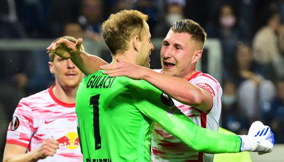 Leipzig eliminó al Atalanta y clasificó a semifinales de la Europa League. (Foto: AFP)