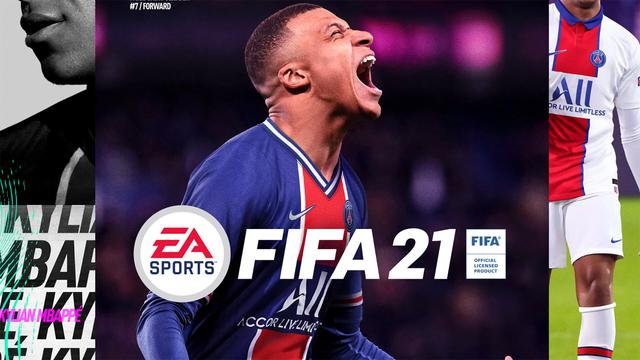 El francés Kylian Mbappé es la portada del FIFA 21. (Foto:Difusión)