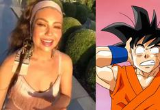 Ni siquiera "Dragon Ball" se salva del 'Thalía Challenge' | VIDEO