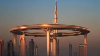 Faraónico proyecto en Dubai. El plan para construir un enorme anillo futurista alrededor del edificio más alto del mundo