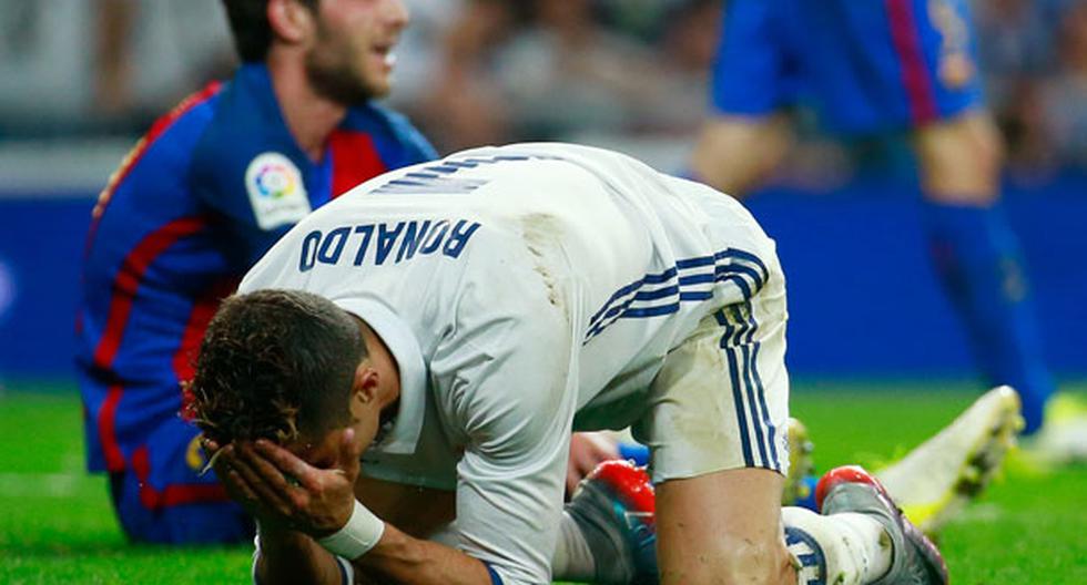 Cristiano Ronaldo lamentó la derrota ante Barcelona | Foto: Getty