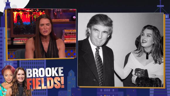 Brooke Shields recordó su primer encuentro con Donald Trump, quien luego la llamó para invitarla a salir. (Foto: YouTube)