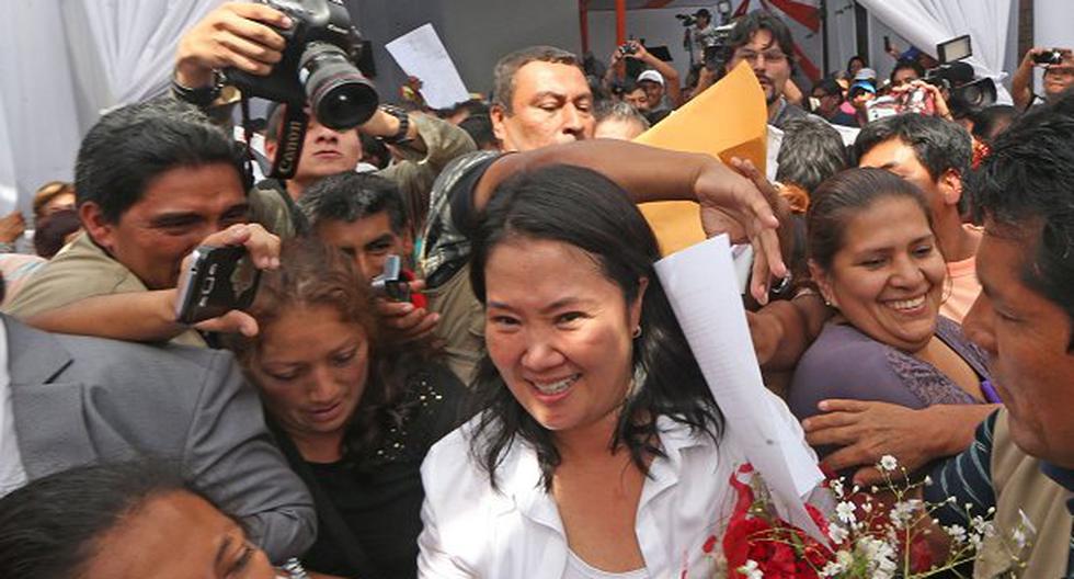 Keiko Fujimori dijo que su grupo no atacó las cuentas de Carlos Bruce. (Foto: Andina)