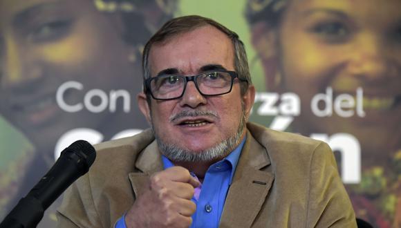 Rodrigo Londoño, líder de la FARC, lanza SOS para salvar pacto de paz en Colombia. (AFP).