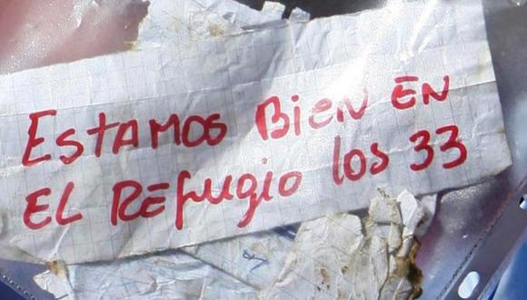 Chile: Minero que escribió "estamos bien los 33" fue internado en un psiquiátrico. (Foto: Reuters)