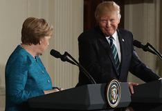 Trump habría pedido consejos a Merkel para interactuar con Putin
