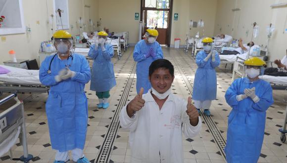 La cantidad de pacientes dados de alta aumentó este domingo. (Foto: Minsa)