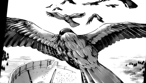 Eren reencarnó en un ave al final de "Shingeki no Kyojin" (Foto: Kodansha)