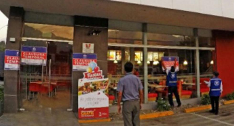 Por operar en condiciones insalubres, clausuran KFC y supermercado Candy en SJL. (Foto: Andina)