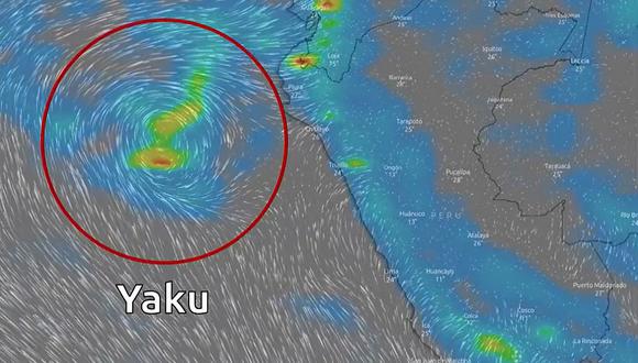 Ciclón Yaku 2023 en el Perú y Ecuador: cómo se origina y por qué afecta estos países | Cómo es que se puede originar esta condición meteorológica y por qué ha afectado a ambos países vecinos.  (Foto: @senamhiperu)