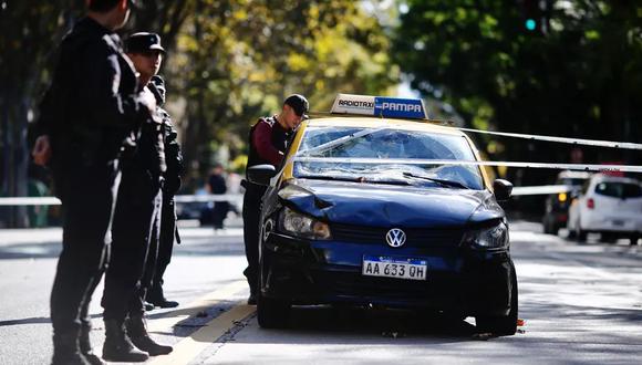 El accidente ocurrió en el barrio bonaerense de Palermo, en Argentina. (Marcos Brindicci - LA NACION).