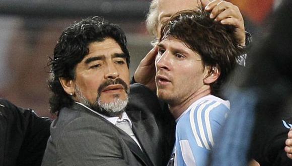 Maradona: "Si no ganamos el Mundial, no le echemos la culpa a Messi"