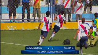 Municipal vs Alianza Universidad: ediles ganaron 2-0 en Segunda