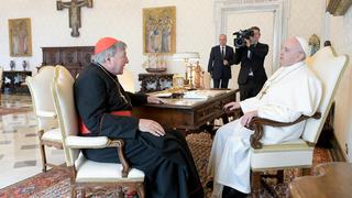 El papa Francisco elogió la aportación de Pell a la reforma económica del Vaticano