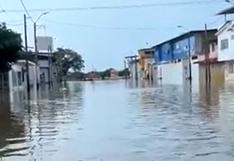 Lluvias en el norte: viviendas y centro educativos dañados tras desborde del río Tumbes | VIDEO