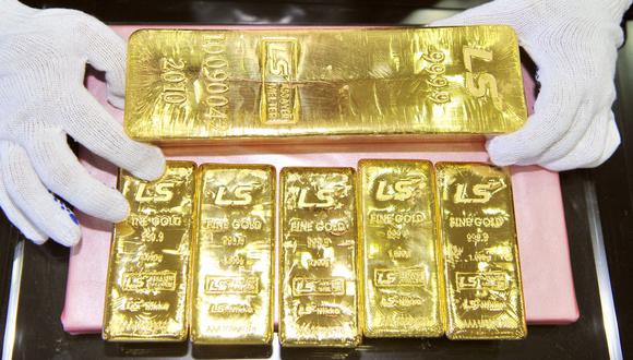 Los futuros del oro en Estados Unidos ganaban un 0.5%, a US$ 1,904.40 por onza. (Foto: AFP)