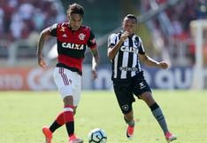 Con Paolo Guerrero y Miguel Trauco, Flamengo igualó con Botafogo por el Brasileirao