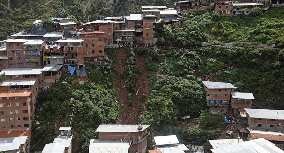 En Retamas (Pataz, La Libertad) se construyeron edificios en las laderas empinadas. El riesgo de deslizamiento ya se había advertido en el 2009, pero se hizo poco o nada.