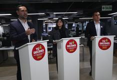 Candidatos por La Molina Jaime Loyola y Julio Martinez discutieron propuestas en debate de El Comercio