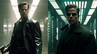 Así se vería The Matrix si Brad Pitt fuera el protagonista, según una IA