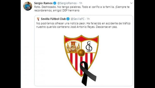 José Antonio Reyes sufrió un trágico accidente de tránsito. Ante ello, diferentes jugadores y clubes se pronunciaron sobre la desgracia (Foto: Twitter)