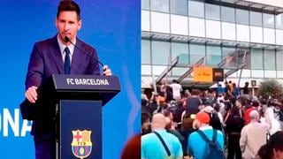 Locura total: hinchas del PSG esperan llegada de Lionel Messi a París | VIDEO