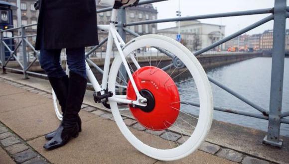 VIDEO: Crean rueda híbrida para bicicleta
