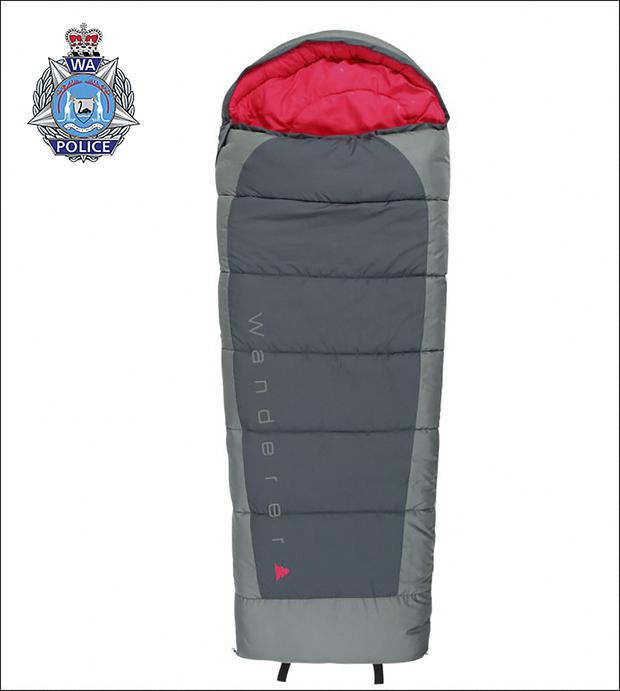 A sleeping bag similar to the one missing from the store where the girl disappeared.