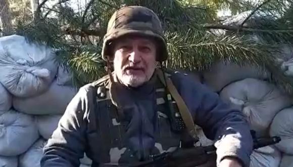 Si bien es ruso, este hombre decidió unirse al ejército ucraniano por considerar que este conflicto es la antesala a la tercera guerra mundial. (Foto: Captura de pantalla).