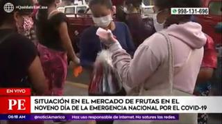 Coronavirus en Perú: ambulantes venden a dos soles las mascarillas en Santa Anita